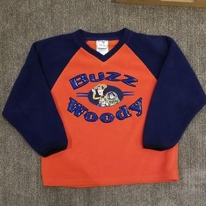 Disney Buzz and Woody fleece sweatshirt
